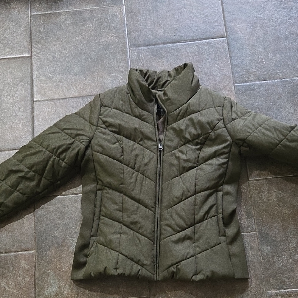 New York & Company Dark Green Outerwear